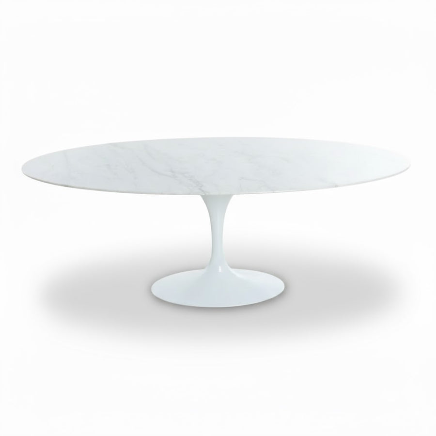 Mesa mármol ovalada 200x120