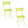 Pack 2 Sillas BISTRO metal verveine