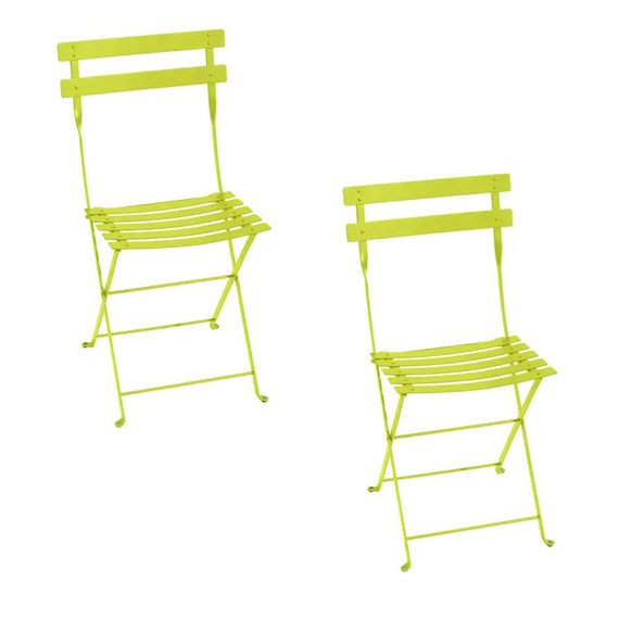 Pack 2 Sillas BISTRO metal verveine