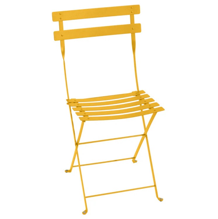 Pack 4 Sillas BISTRO metal miel
