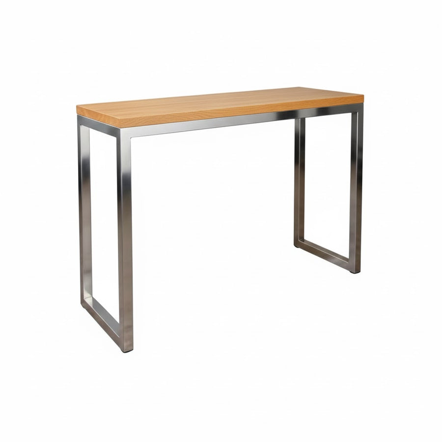 Consola Oliva Roble/Hierro
