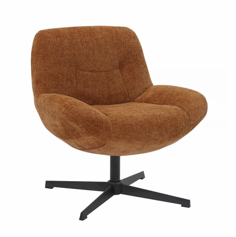 Sillón giratorio camel