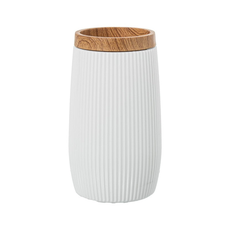 Vaso blanco baño