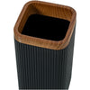 Vaso negro baño