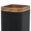 Vaso negro baño